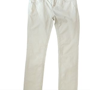 FREE PEOPLE IVORY CORDUROY PANTS.     Size 27